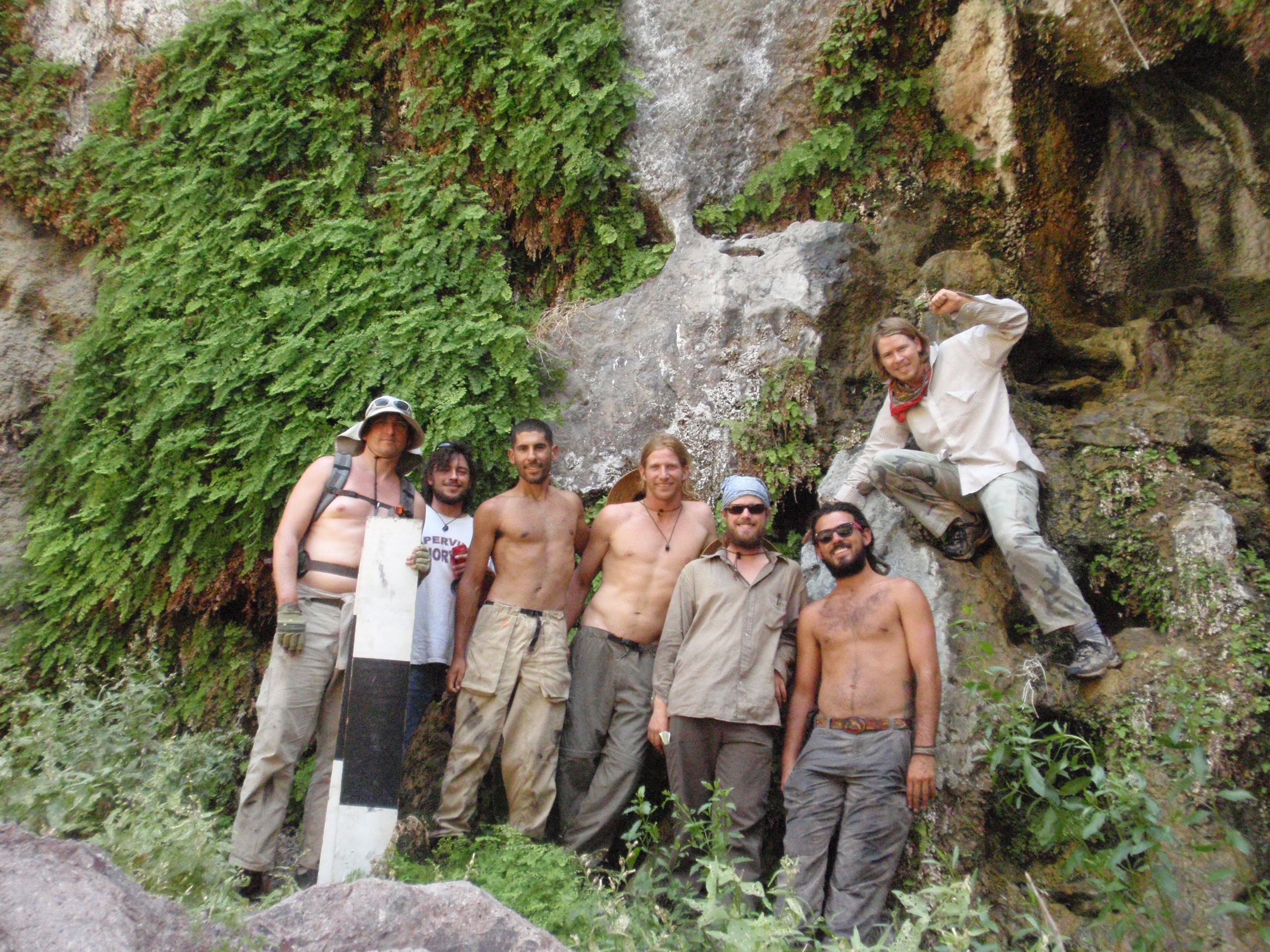 Field crew, Virgin River, Nevada, 2009
