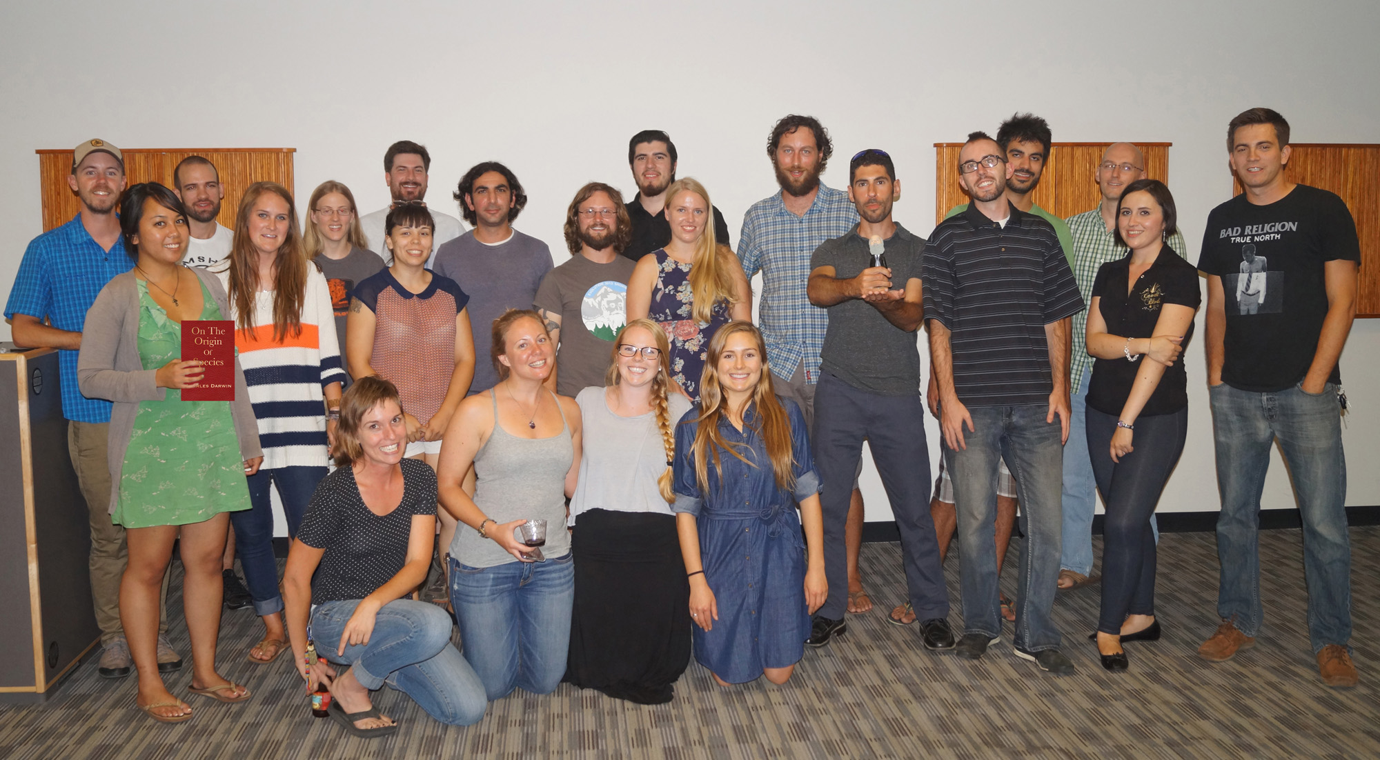 San Diego State evolutionary biology cohort, 2014 to 2015