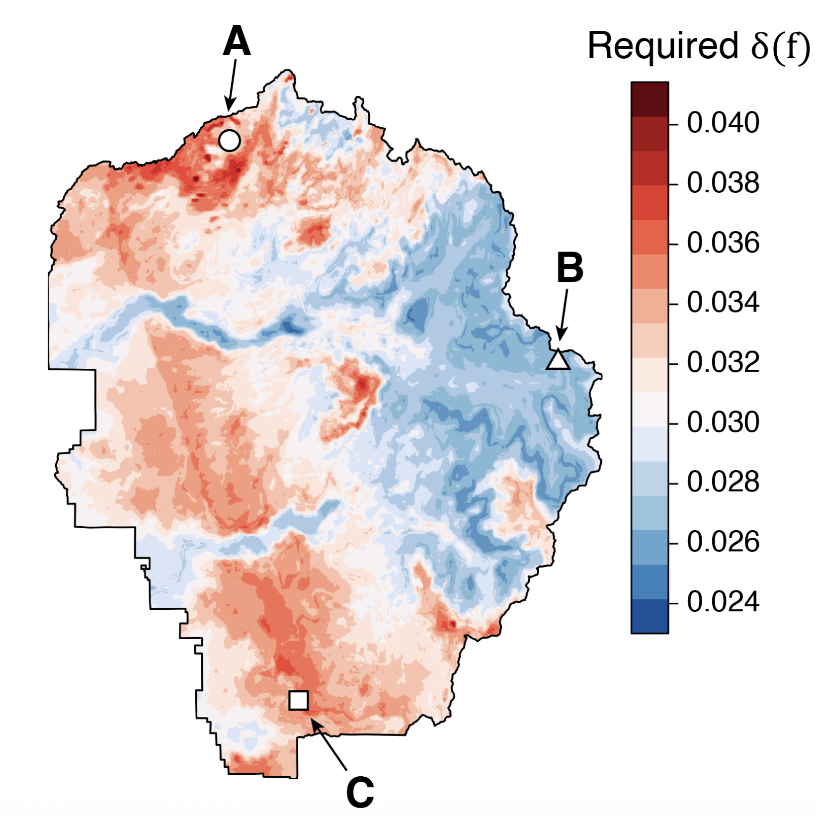 Predicted migration corridors for the Yosemite toad under climate change